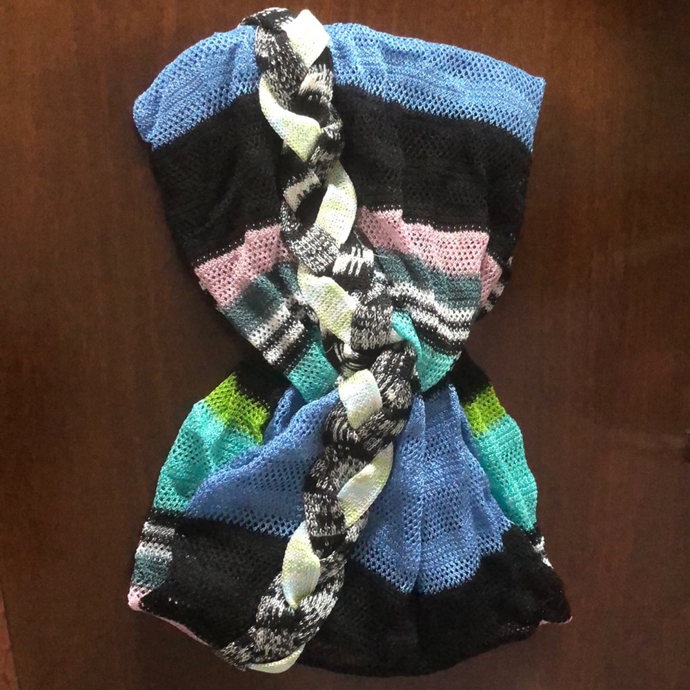 MISSONI COLORFUL BRAIDED HEADWRAP